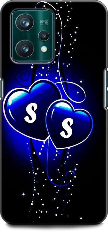 WallCraft Back Cover for Realme 9 Pro+ 5G, RMX3392 S S, S LOVES S, S NAME, ALPHABET, SS LOVE, HART, BLUE  (Multicolor, Dual Protection, Pack of: 1)