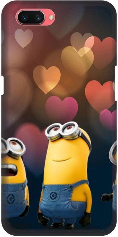 URCHIN Back Cover for Realme 1 minions, Cute, funny, cartoon, Minions cute, cute  (Multicolor, Shock Proof, Pack of: 1)
