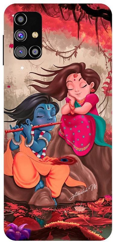 URCHIN Back Cover for Samsung M31 Radha Krishna, Radha and Krishna, Krishna, Radha, God  (Multicolor, Shock Proof, Pack of: 1)