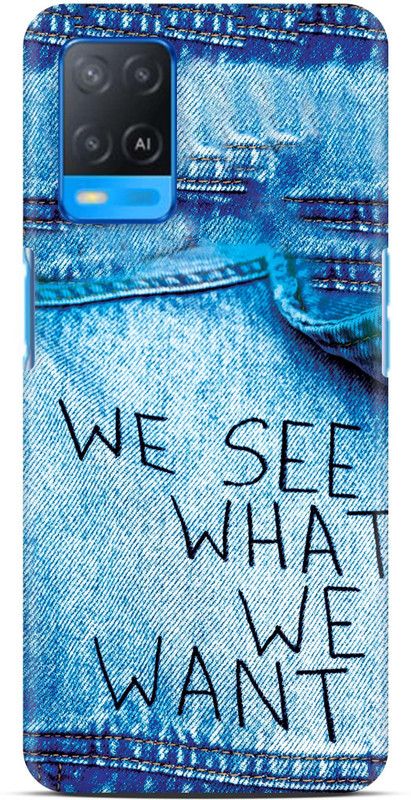 Sankee Back Cover for OPPO A54 / CPH2239  (Blue, Hard Case)