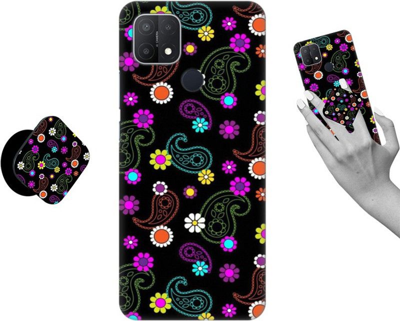 iCopertina Back Cover for Oppo A15, Oppo A15s  (Multicolor, Cases with Holder, Pack of: 1)