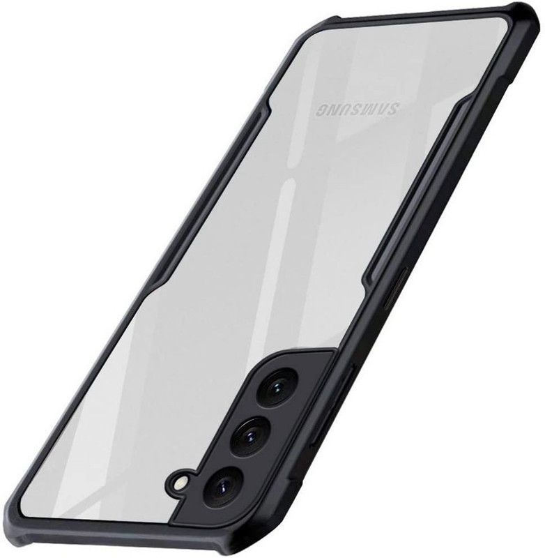 BooZ Bumper Case for Samsung Galaxy S22 5G  (Black, Transparent, Hard Case, Pack of: 1)