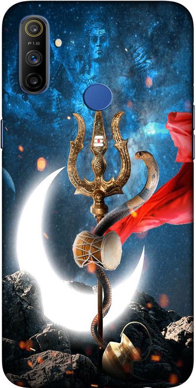 iprinto Back Cover for Realme Narzo 20A, Realme Narzo 10A Mahadev Lord Mahadev Mahakal Shiva Shiv Ji Back Cover  (Blue, Hard Case)