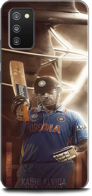 Afterglow Back Cover for SAMSUNG Galaxy F02s DHONI, MS DHONI, MHAI, MSD, SPORTS, CRICKET, MSD 7  (Multicolor, Shock Proof, Pack of: 1)