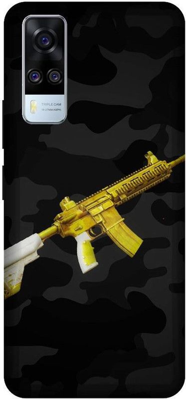 URCHIN Back Cover for Vivo Y31 Pubg, Pubg Map, Pubg Game, Pubg Love, M416  (Multicolor, Shock Proof, Pack of: 1)