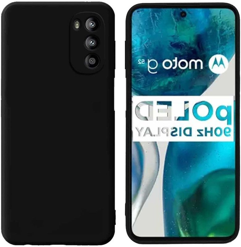 CELLCAMPUS Back Cover for Motorola G52  (Black, Grip Case, Pack of: 1)