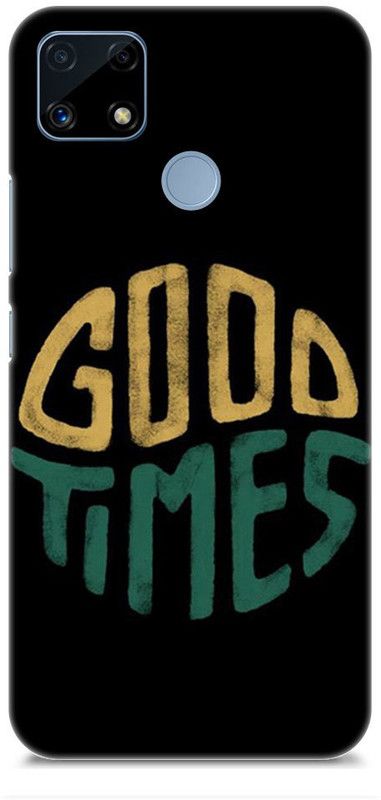 Chiraiyaa Back Cover for realme C25s  (Black, Hard Case)