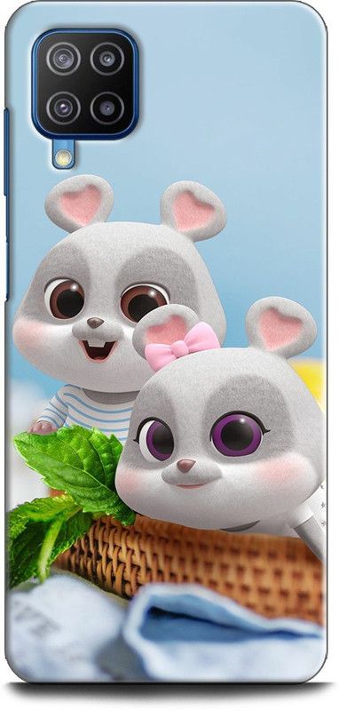Afterglow Back Cover for SAMSUNG Galaxy F62 RABBIT, CARTOON, PET, Cute RABBIT  (Multicolor, Shock Proof, Pack of: 1)