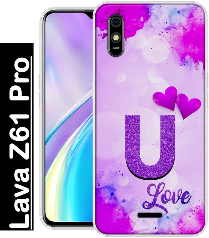 KUDI Back Cover for Lava Z61 Pro  (Purple, Grip Case, Silicon, Pack of: 1)
