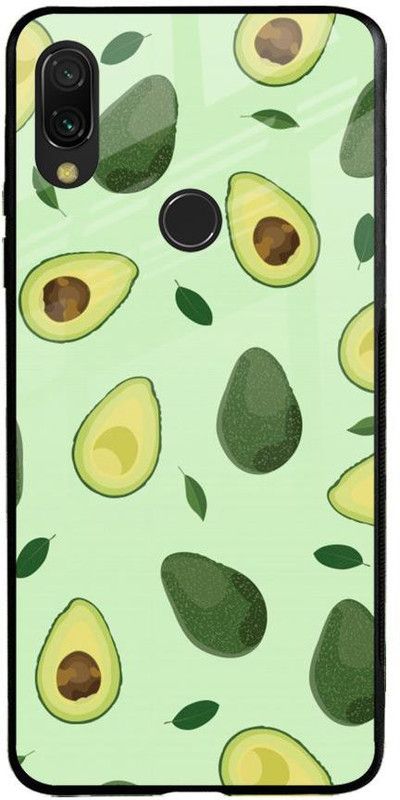 QRIOH Back Cover for Redmi Note 7  (Green, Grip Case, Silicon, Pack of: 1)