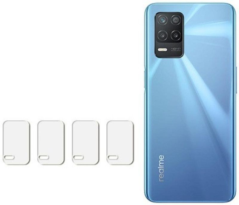 lazzy in hub Back Camera Lens Glass Protector for REALME 8 5G  (Pack of: 4)