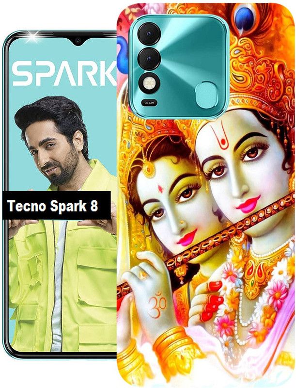 Ghumakkad Back Cover for Tecno Spark 8  (Multicolor, Dual Protection, Silicon, Pack of: 1)