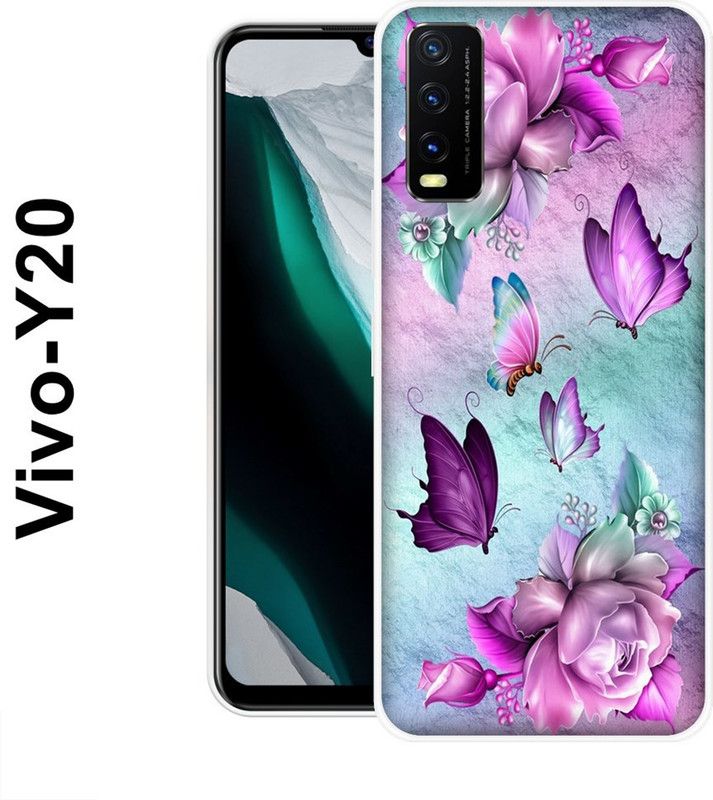 KLC Back Cover for Vivo Y20, Vivo Y20G, Vivo Y20S, Vivo Y20 2021, Vivo Y20A, Vivo Y20i  (Multicolor, Silicon)