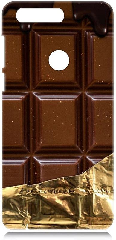 Smutty Back Cover for Honor 8 - Chocolate Print  (Multicolor, Hard Case, Pack of: 1)