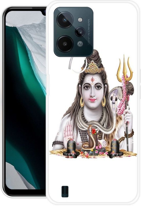 KUDI Back Cover for Realme C31  (Multicolor, Grip Case, Silicon)