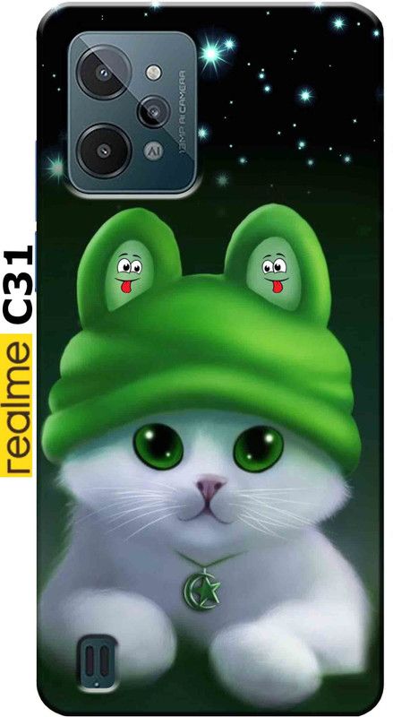 YorktoSis Back Cover for Realme C31 2841  (Multicolor, 3D Case, Silicon, Pack of: 1)
