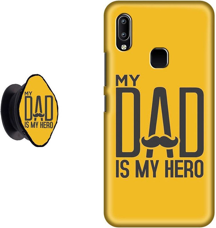 My Swag Back Cover for Vivo Y91  (Yellow, Black)