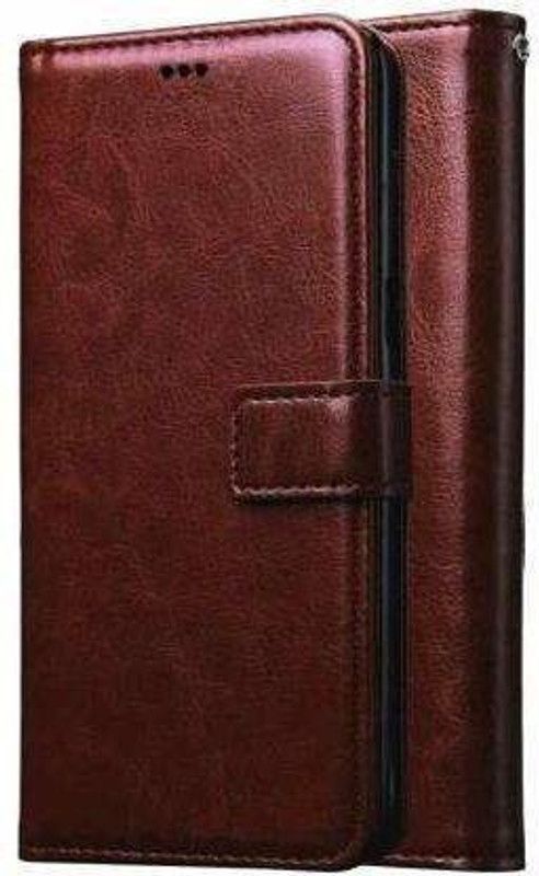 RITZY Flip Cover for Samsung Galaxy F41  (Brown, Pack of: 1)