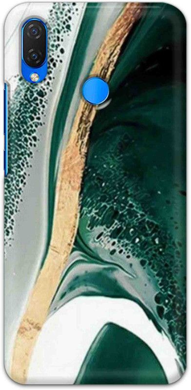 NDCOM Back Cover for Huawei Nova 3 Green Marble Printed  (Multicolor, Hard Case, Pack of: 1)