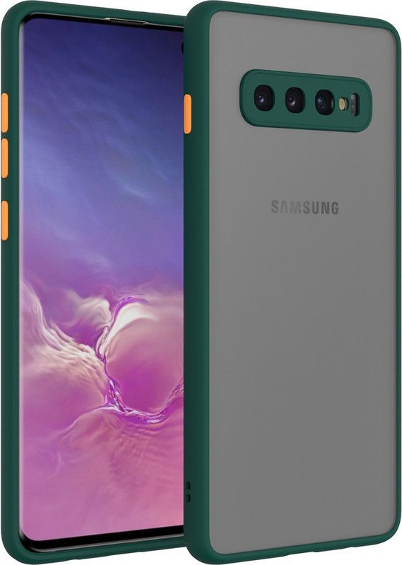 Yotech Back Cover for Samsung Galaxy S10 Plus  (Green, Shock Proof, Pack of: 1)