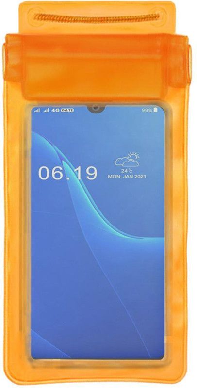 ACM Pouch for Ringme Reno Pro  (Orange, Waterproof, Silicon, Pack of: 1)