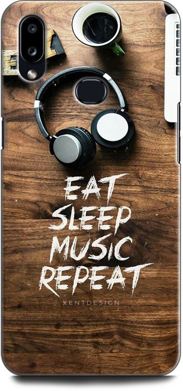 Afterglow Back Cover for SAMSUNG Galaxy A10s EAT SLEEP MUSIC REPEAT, POSITIVE, NATURE  (Multicolor, Shock Proof, Pack of: 1)