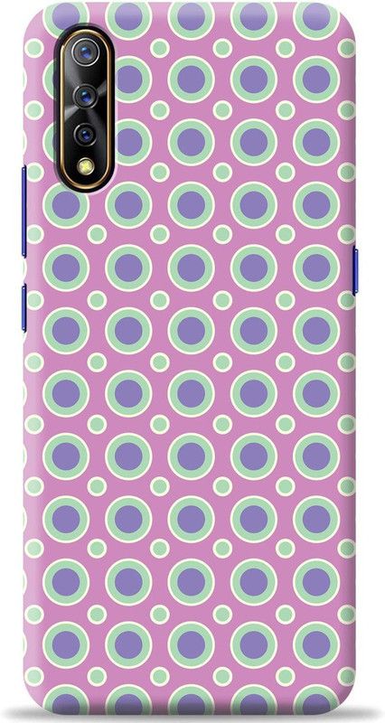 Crafter Back Cover for Vivo S1  (Purple, Shock Proof, Pack of: 1)