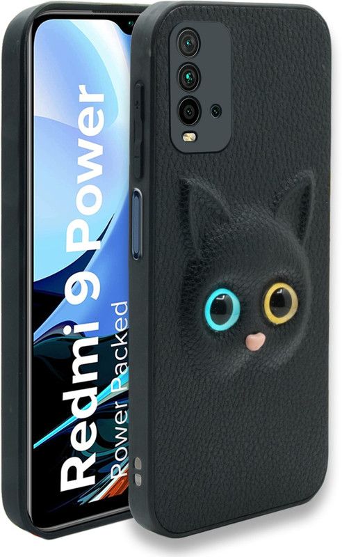 Mobile Mart Back Cover for REDMI 9 Power  (Black, Grip Case, Pack of: 1)