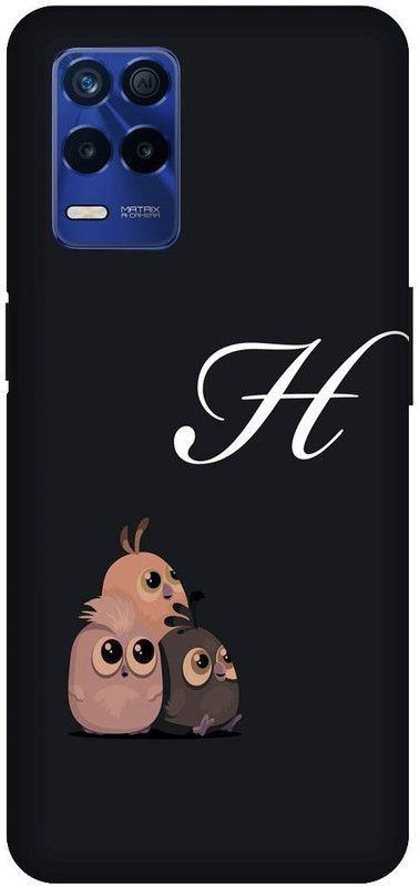 Bluvver Back Cover for Realme 8s 5G , RMX3381, Printed Birds Logo Back Cover  (Multicolor, Hard Case, Pack of: 1)