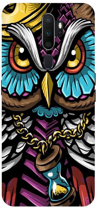 PICHKU Back Cover for OPPO A9 2020  (Multicolor, Hard Case, Pack of: 1)