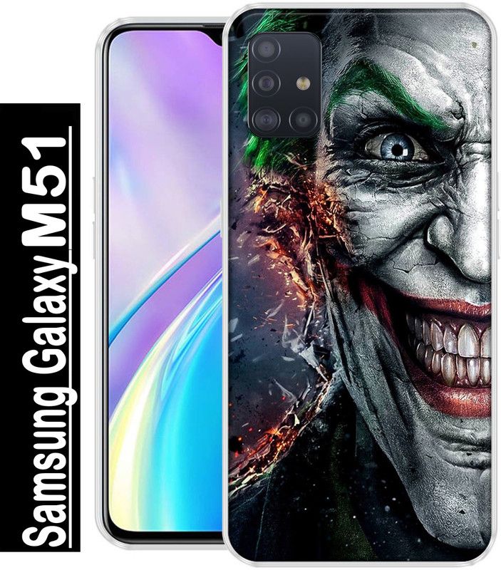 REALKING Back Cover for Samsung Galaxy M51  (Multicolor, Grip Case, Silicon, Pack of: 1)