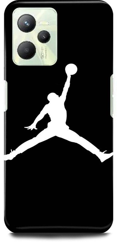 play fast Back Cover for Realme C35, RMX3511 JORDAN, SIGN, LOGO, DESIGN  (Black, Hard Case, Pack of: 1)