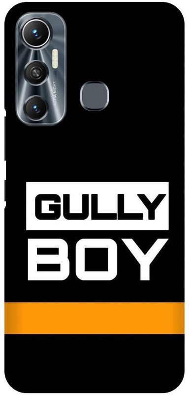 FIKORA Back Cover for Infinix Hot 11, X662, GULLY, BOY, LOGO, SIGN  (Black, Hard Case, Pack of: 1)