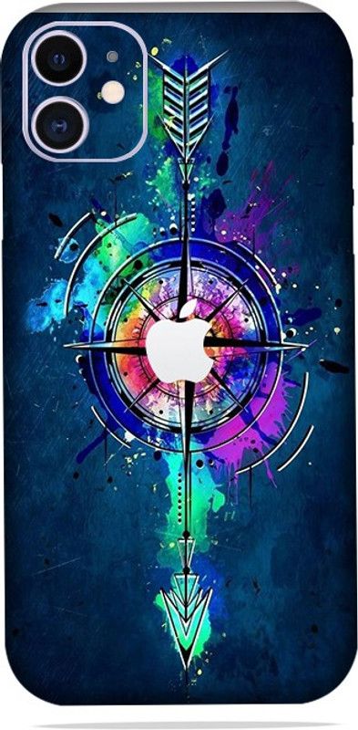 OggyBaba apple iphone 11, Phone Back side Protector and Camera Protector Mobile Skin  (Arrow Eye Skin Matte Finish Skin)