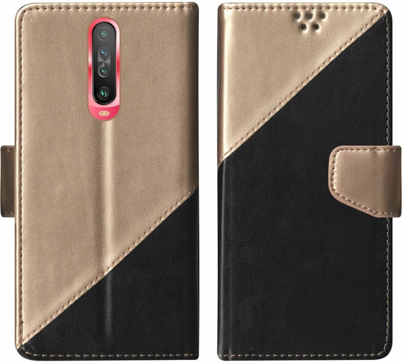 SBMS Flip Cover for Poco X2 Multicolor  (Black, Shock Proof, Pack of: 1)
