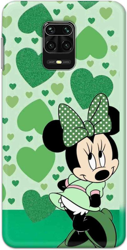 NDCOM Back Cover for Redmi Note 10 Lite Green Cute Cartoon Printed  (Multicolor, Hard Case, Pack of: 1)