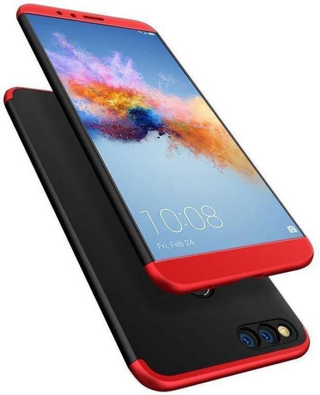 MOBIRUSH Front & Back Case for Honor 8 Lite  (Red, Dual Protection, Pack of: 1)