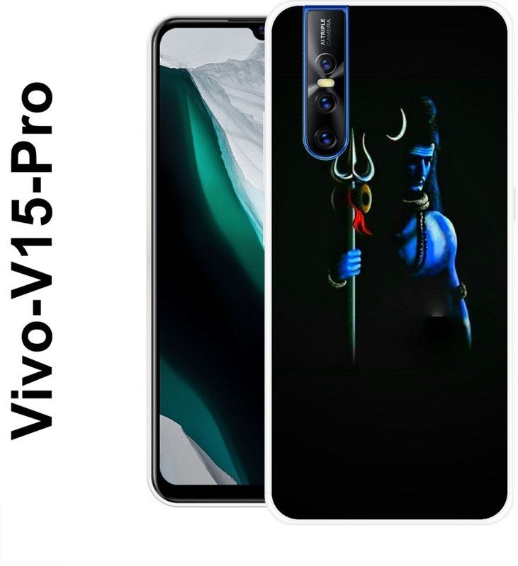 SUPER CASE Back Cover for Vivo V15 Pro  (Black, Grip Case, Silicon)