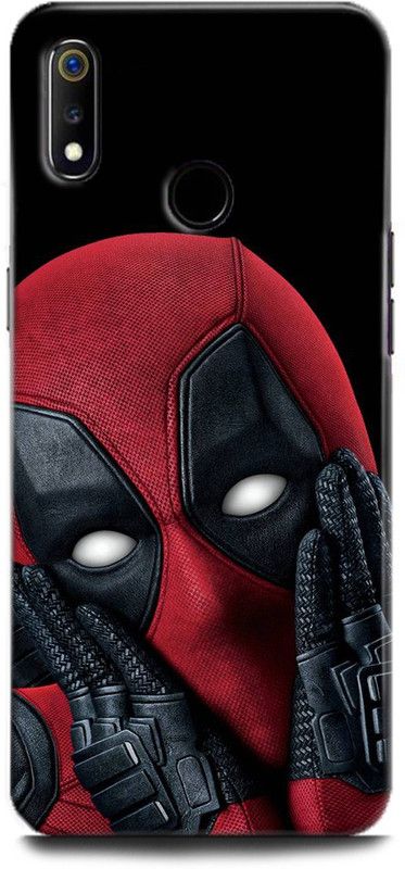 Afterglow Back Cover for Realme 3i DEADPOOL, DEADPOOL FUNNY, MOVIE, COMICS, SUPERHERO  (Multicolor, Shock Proof, Pack of: 1)