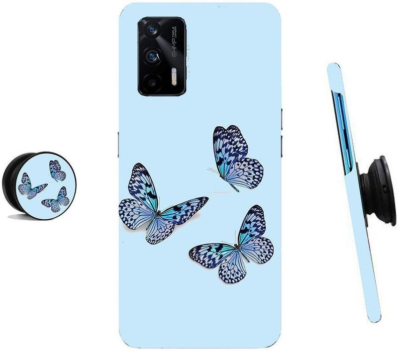 ZAPPY Back Cover for Realme X7 Max, Realme X7 Max 5G, Realme GT, Realme GT 5G  (Blue, Cases with Holder)