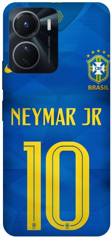 FRONK Back Cover for vivo Y16, V2204, NEYMAR, JR, BARCELONA,FOOTBALL,JUNIOR,PSG,FRANCE  (Blue, Hard Case, Pack of: 1)