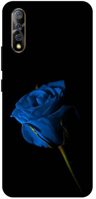 SSMORYA Back Cover for Vivo Z1x Blue rose Printed Back Cover  (Multicolor, Waterproof, Pack of: 1)