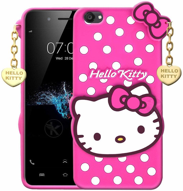 MobileMantra Back Cover for VIVO Y55 Original Hello Kitty Back Case Cover  (Pink, Dual Protection, Pack of: 1)