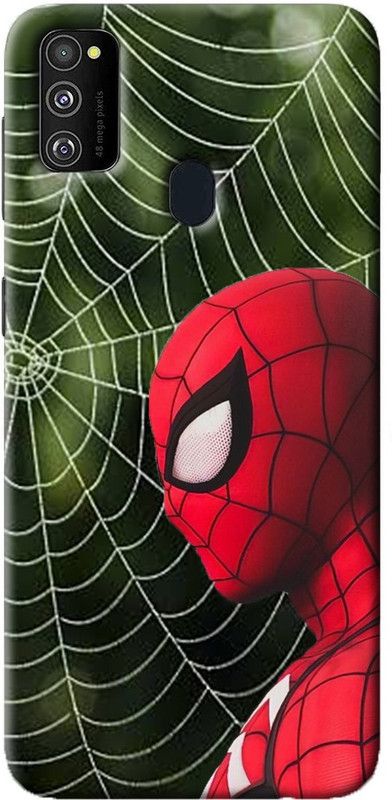 NDCOM Back Cover for Samsung Galaxy M30s Spider Man Printed  (Multicolor, Hard Case, Pack of: 1)