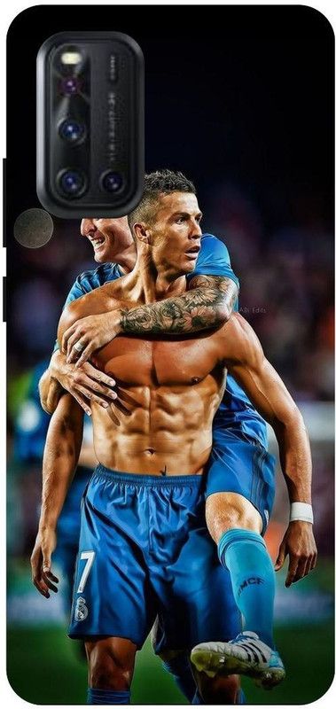 THESTONEWELL Back Cover for Vivo V19 cristiano ronaldo sports man footbal star  (Multicolor, Waterproof, Pack of: 1)