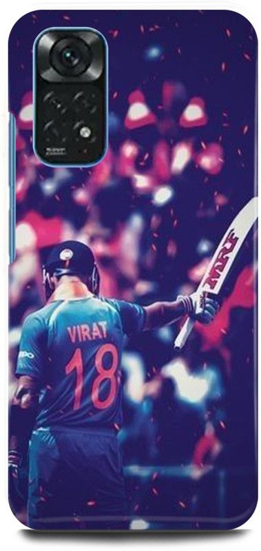 FIKORA Back Cover for POCO M4 Pro 4G, VIRAT, KOHLI, INDIAN, PLAYER, RCB  (Purple, Hard Case, Pack of: 1)