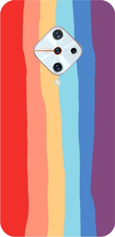 Thermobeans Back Cover for Rainbow (Red) Printed Hard Back Case For Vivo S1 Pro  (Multicolor, Pack of: 1)