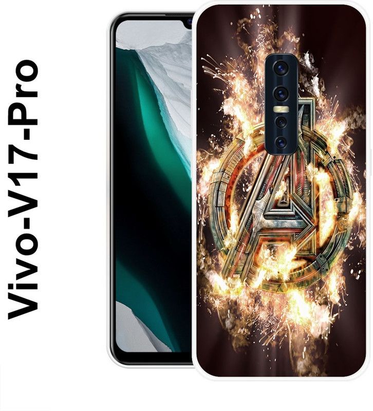 KUDI Back Cover for Vivo V17 Pro  (Multicolor, Silicon)