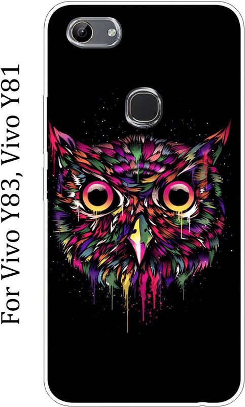 mitzvah Back Cover for vivo Y81, vivo Y83  (Multicolor, Grip Case, Silicon, Pack of: 1)