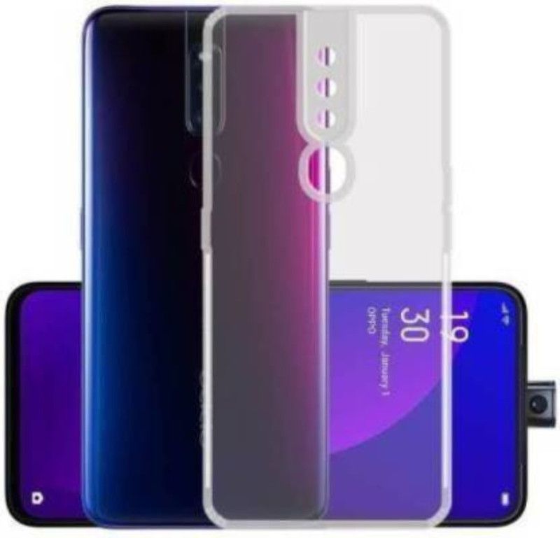 Desirtech Back Cover for Oppo F11 Pro  (Transparent, Pack of: 1)